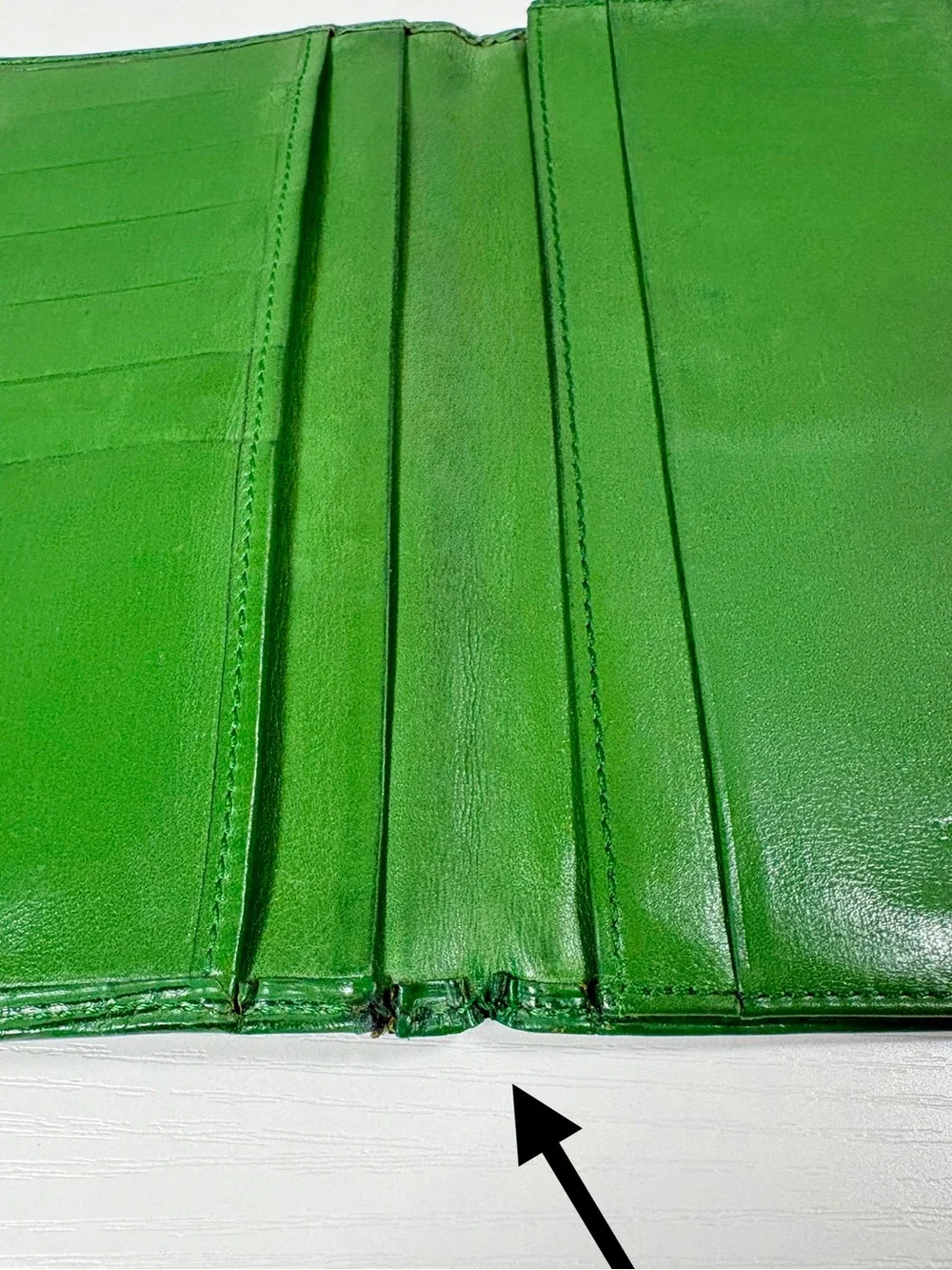 Louis Vuitton Borneo Green Epi Leather Long Bifold / Agenda Wallet